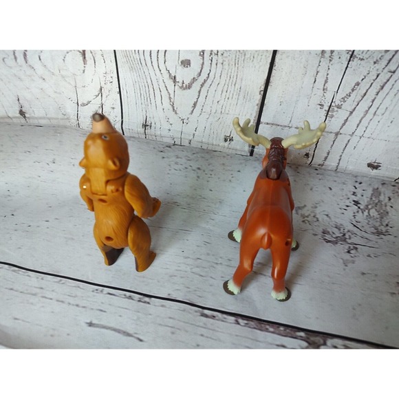 Brother Bear 2pc Lot Toy Kenai Bear Rutt Disney Mcdonalds 2003 - Picture 3 of 8